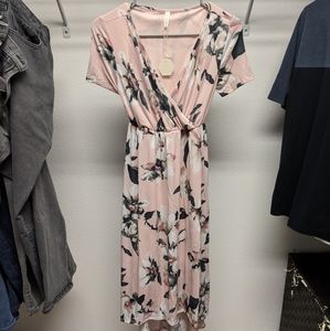 Pink Blush Maternity Dress